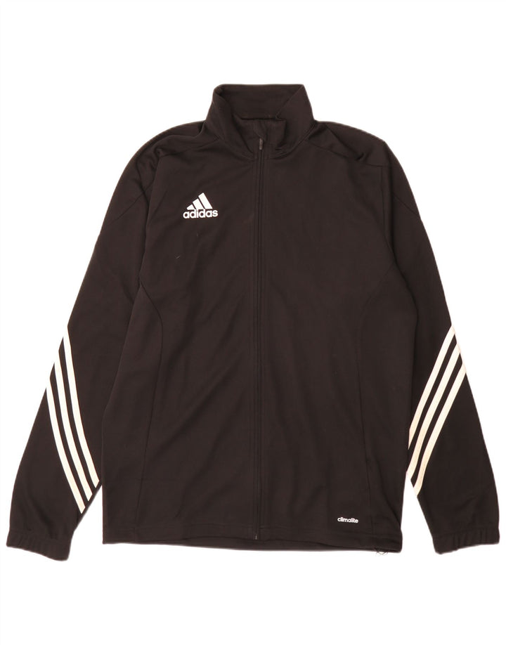 Adidas muška trenirka Climalite Gornja jakna srednje crne boje od poliestera