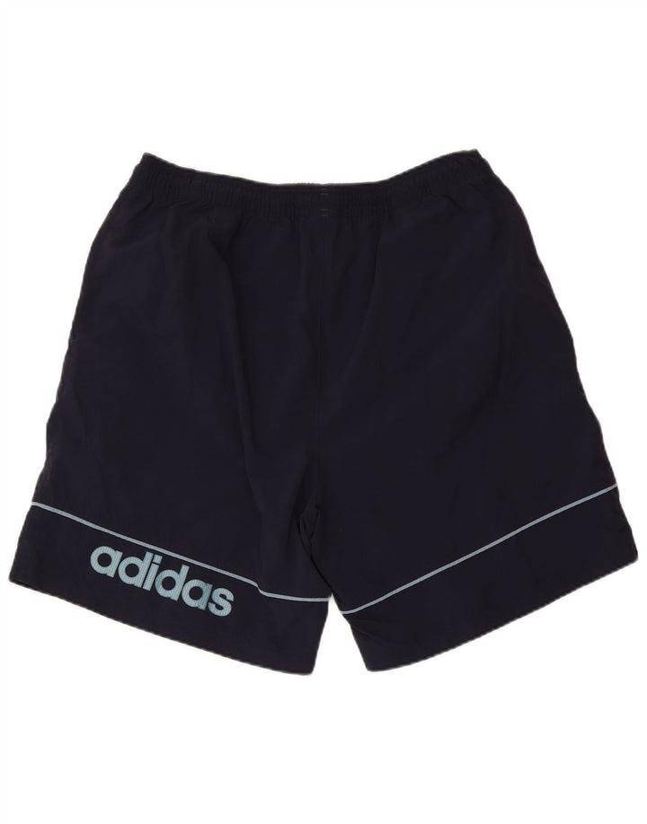 ADIDAS muške kratke sportske hlače s grafičkim motivima XL tamnoplavi poliamid