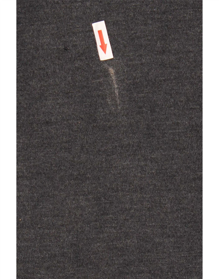 Zara muški pulover s polo ovratnikom XL sivi