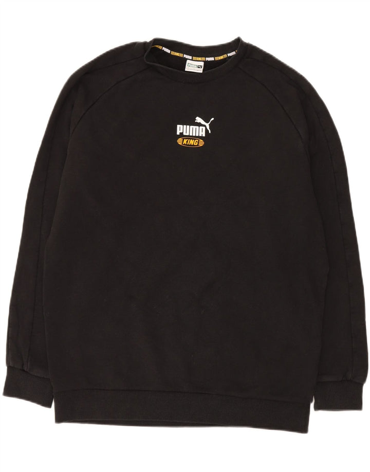 Puma muška majica s grafičkim motivima, veliki crni pamuk