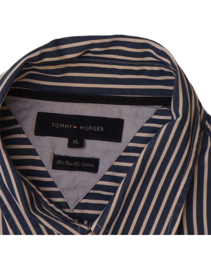 TOMMY HILFIGER Muška košulja XL tamnoplava na pruge