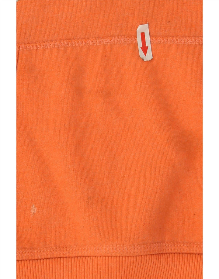 Superdry ženska majica s kapuljačom s kapuljačom UK 10 mali narančasti poliester