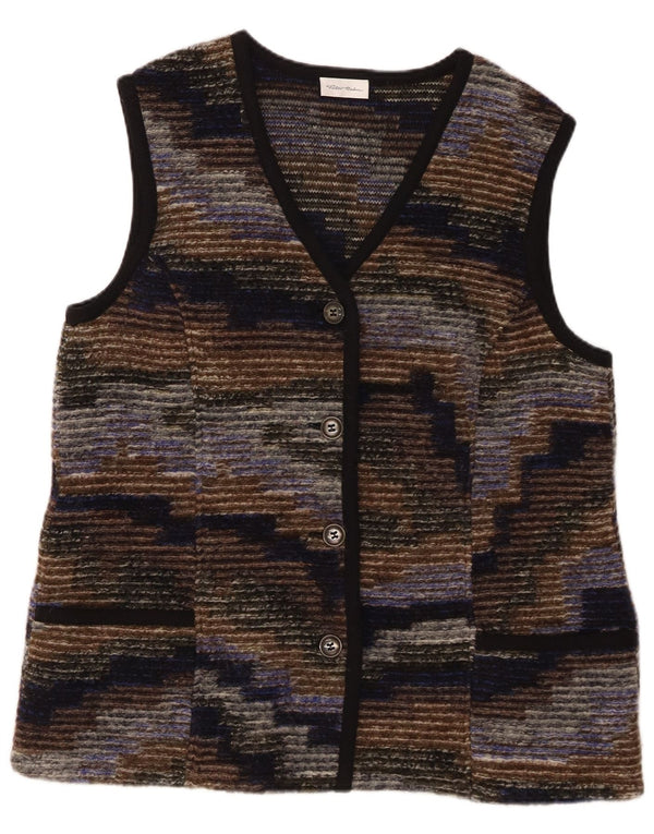 PETER HAHN Ženski kardigan pulover UK 20 2XL na višebojne pruge