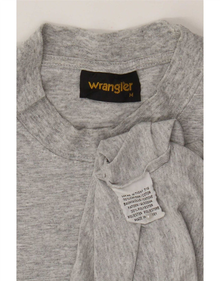 Wrangler muška majica kratkih rukava srednje sivi flekasti pamuk