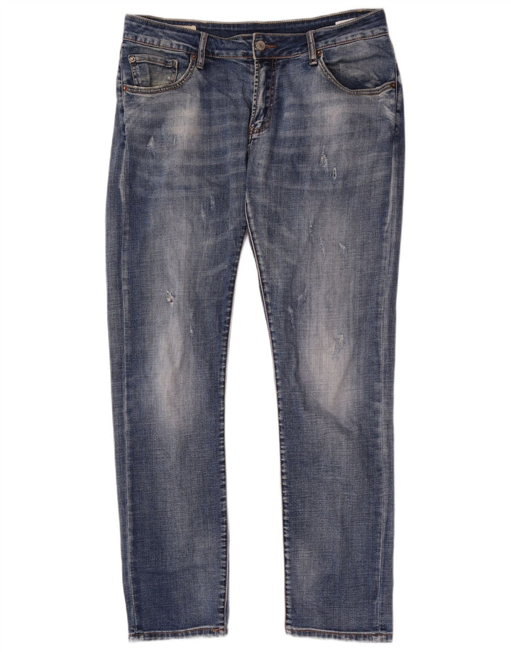 Levi's muške 511 uske traperice s oštećenjem W32 L32 plavi pamuk