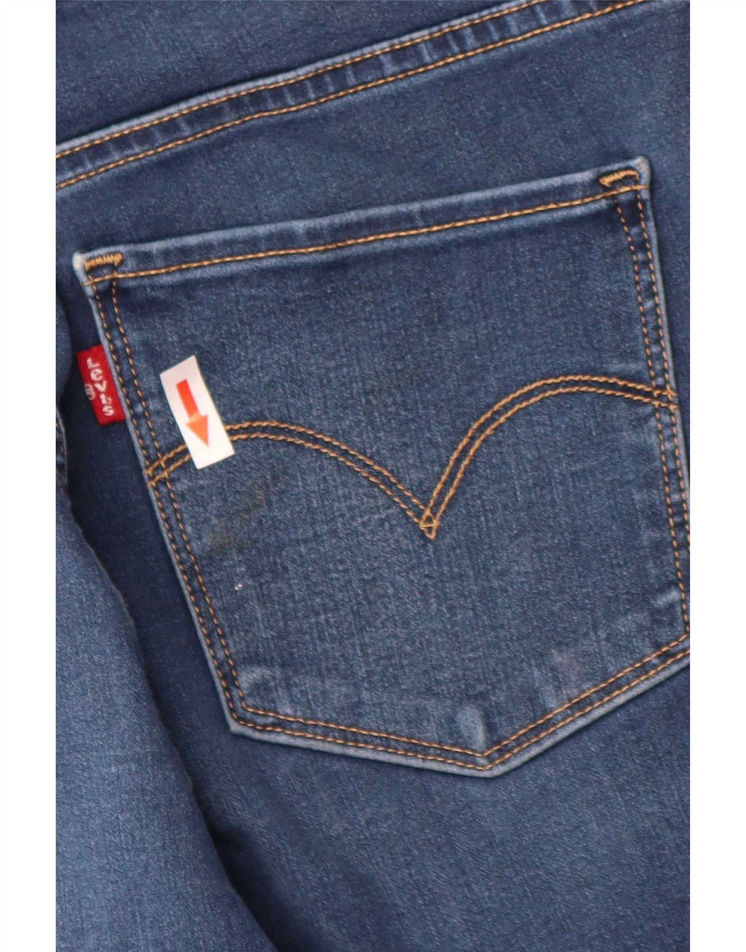 Levi's ženske 314 ravne traperice za oblikovanje W30 L31 plavi pamuk