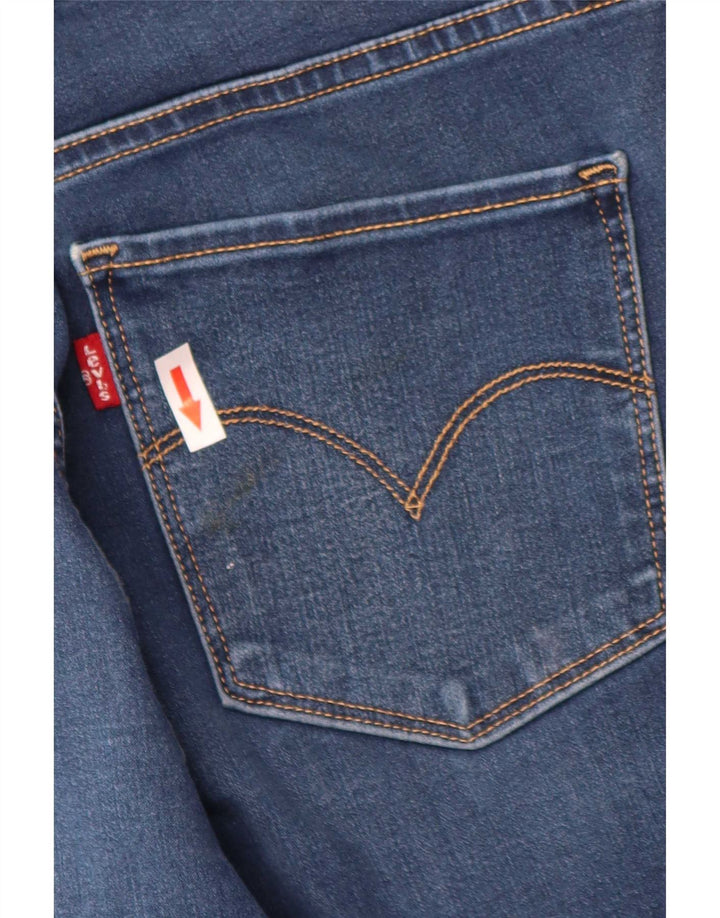 Levi's ženske 314 ravne traperice za oblikovanje W30 L31 plavi pamuk