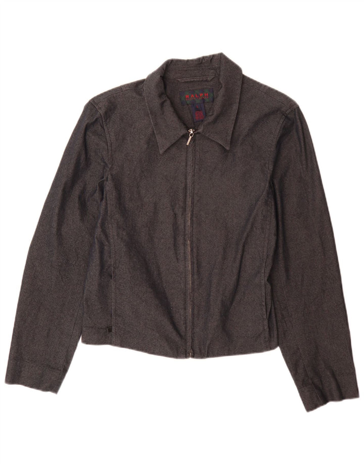 Ralph Lauren ženska bomber jakna UK 14 Veliki sivi pamuk