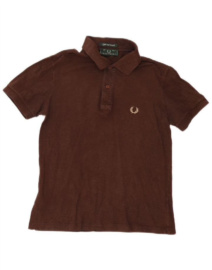 Fred Perry muška polo majica mala smeđa pamučna