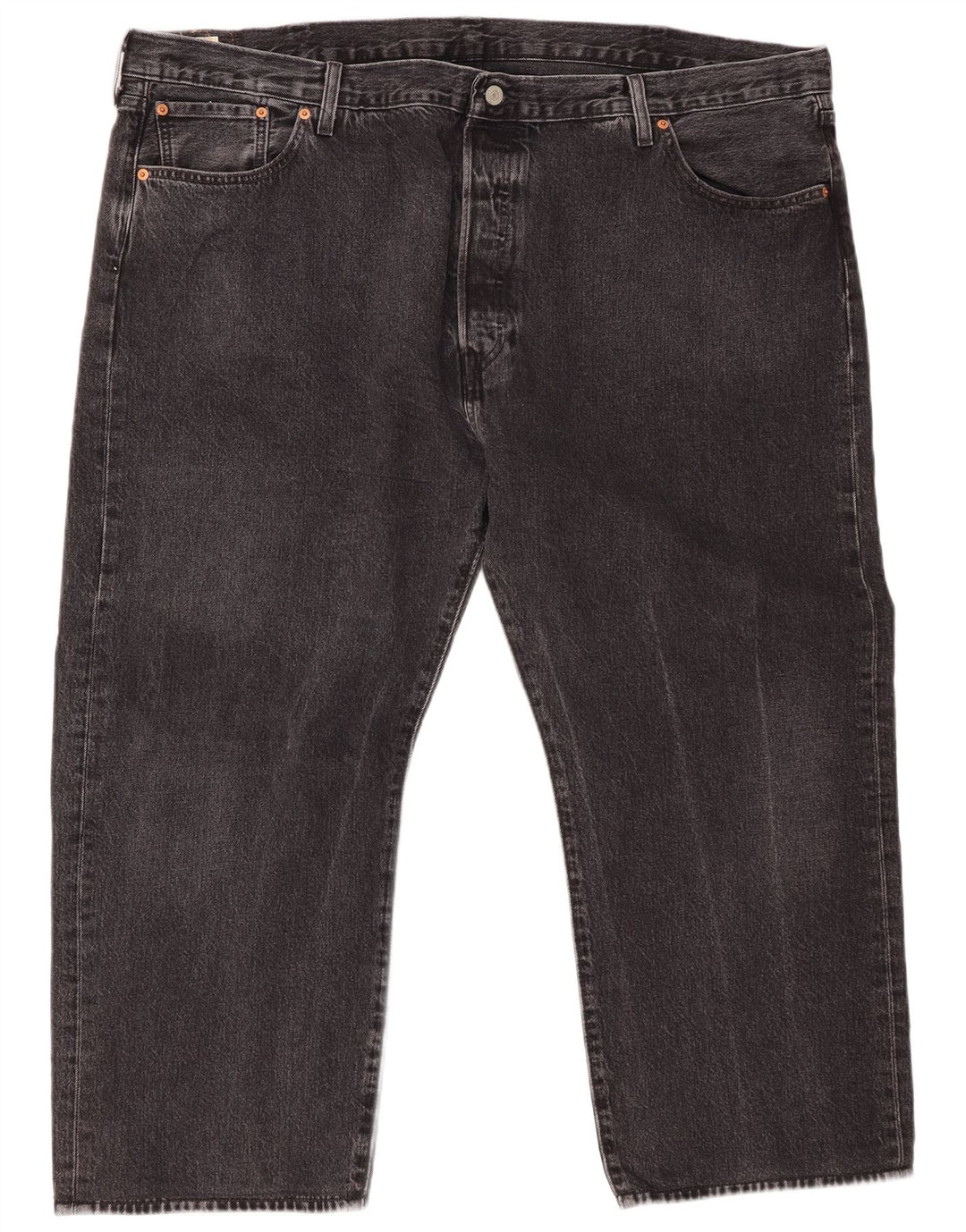 LEVI'S Muške 501 skraćene traperice W48 L26 sivi pamuk