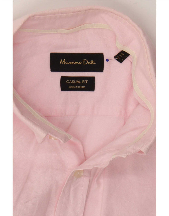 Velika ružičasta muška ležerna majica Massimo Dutti