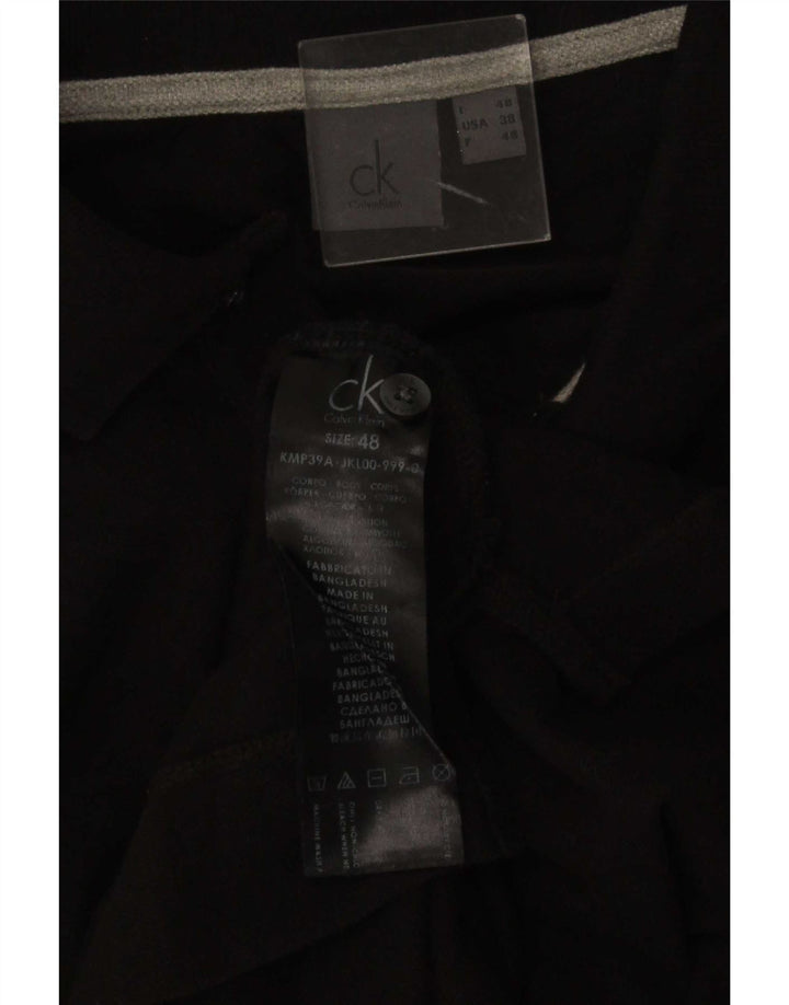 Calvin Klein muška polo majica IT 48 srednji crni pamuk