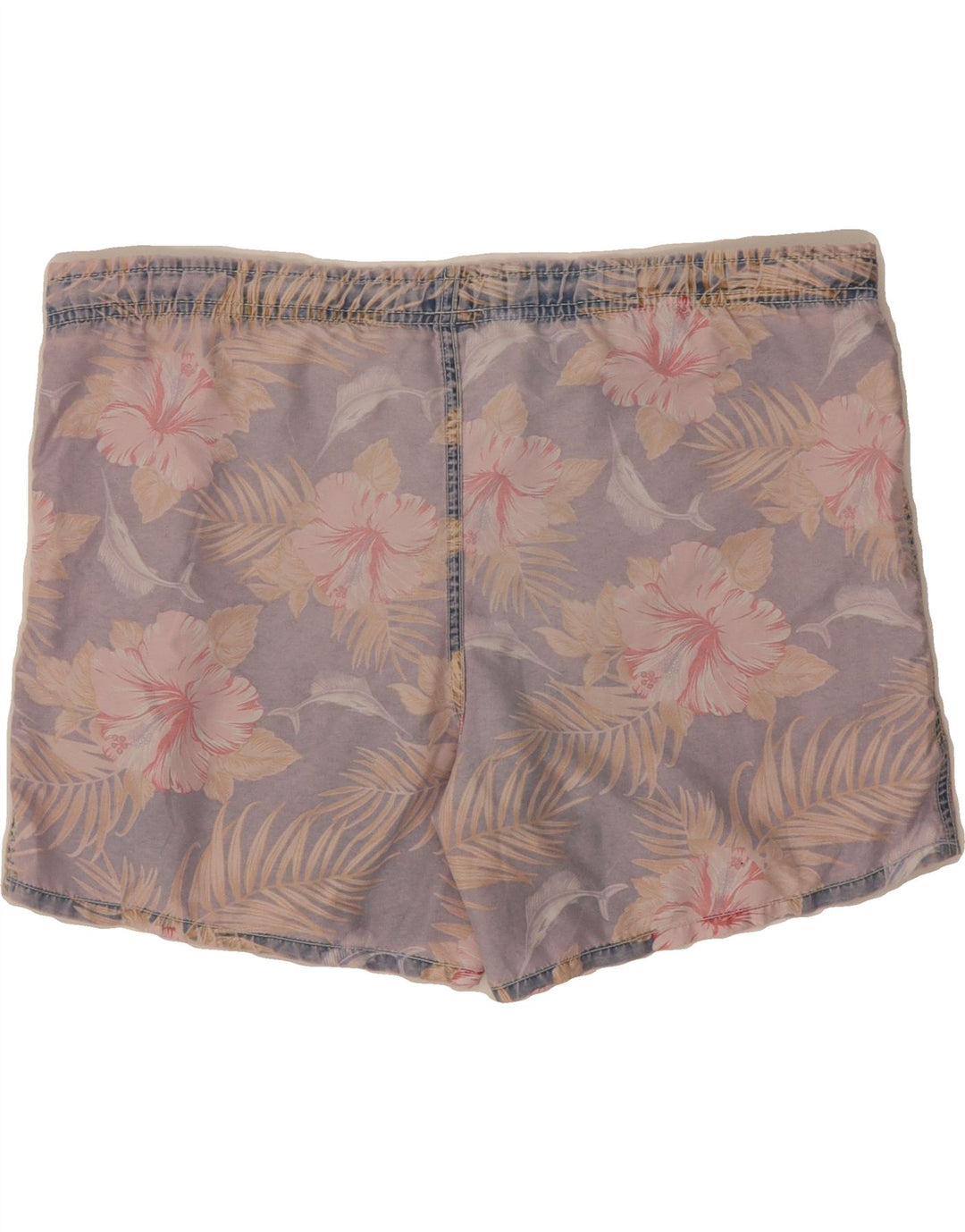 ZARA Mens Swimming Shorts Medium Purple Floral Vintage Zara and Second-Hand Zara from Messina Hembry 
