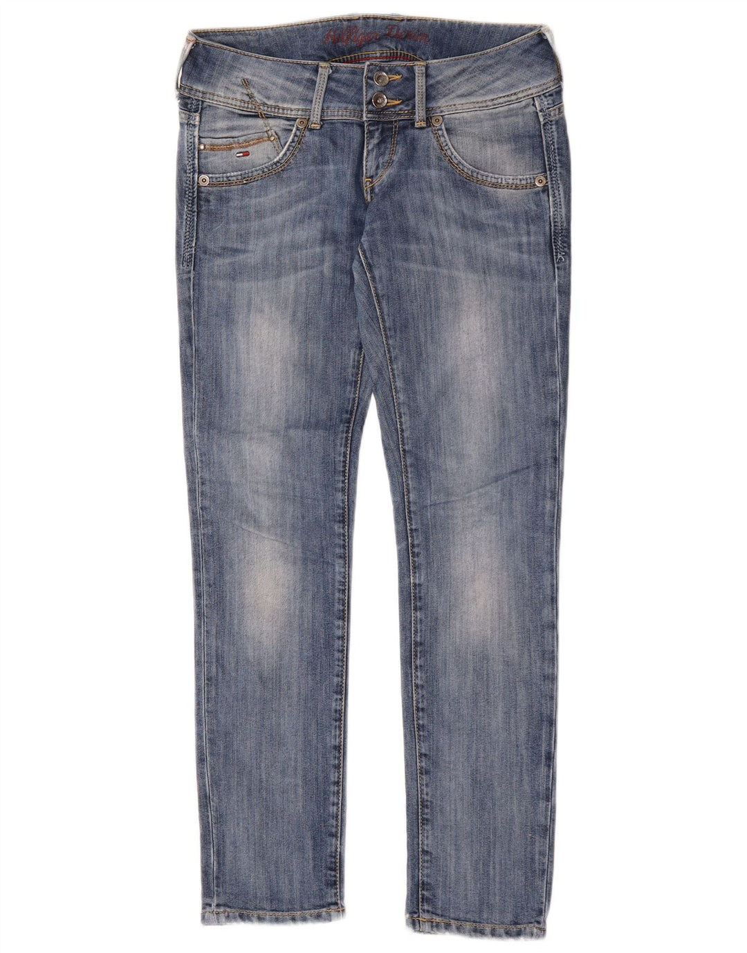 TOMMY HILFIGER Ženske uske traperice W29 L30 Plavi pamuk