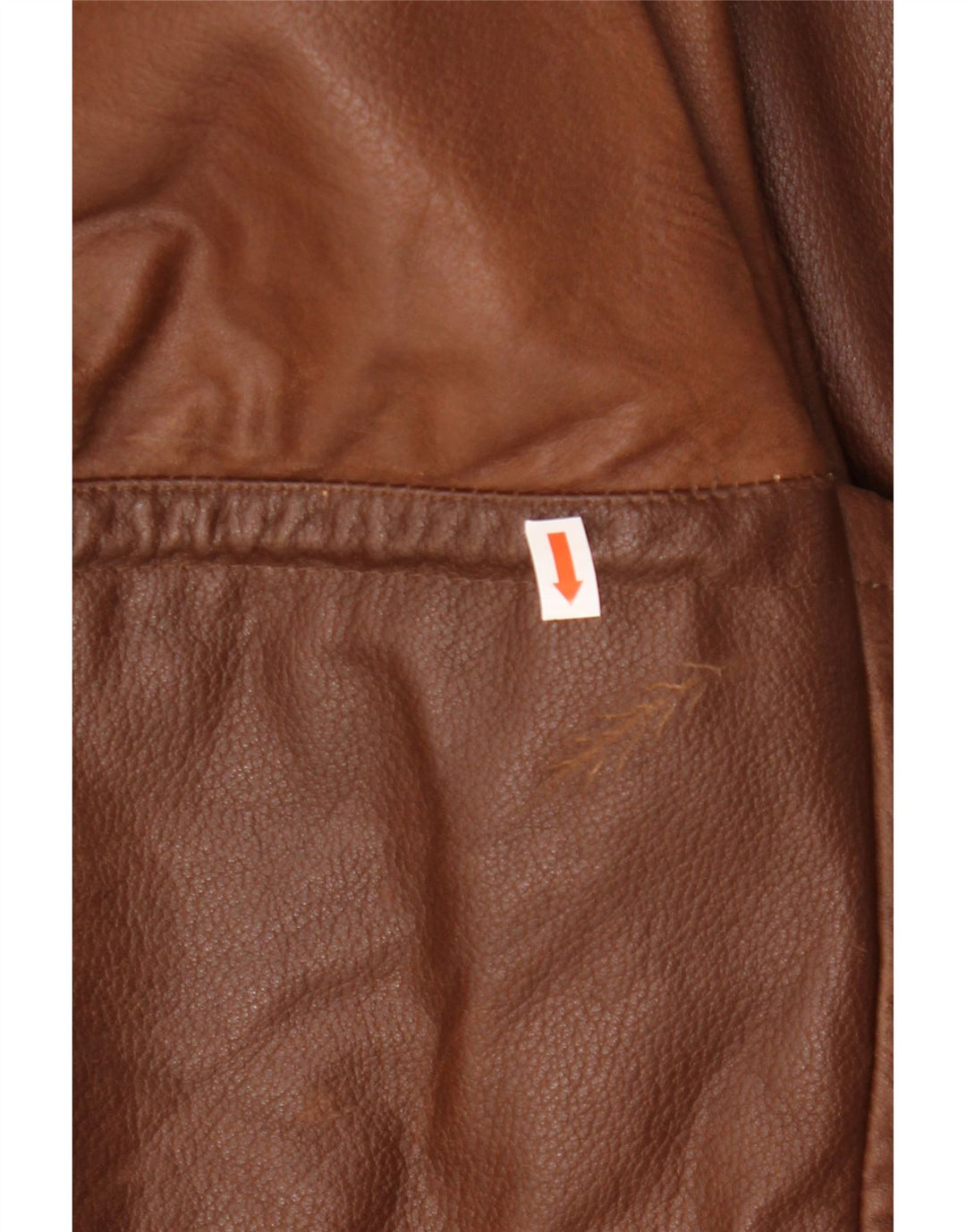 VINTAGE muška kožna jakna UK 42 XL smeđa koža