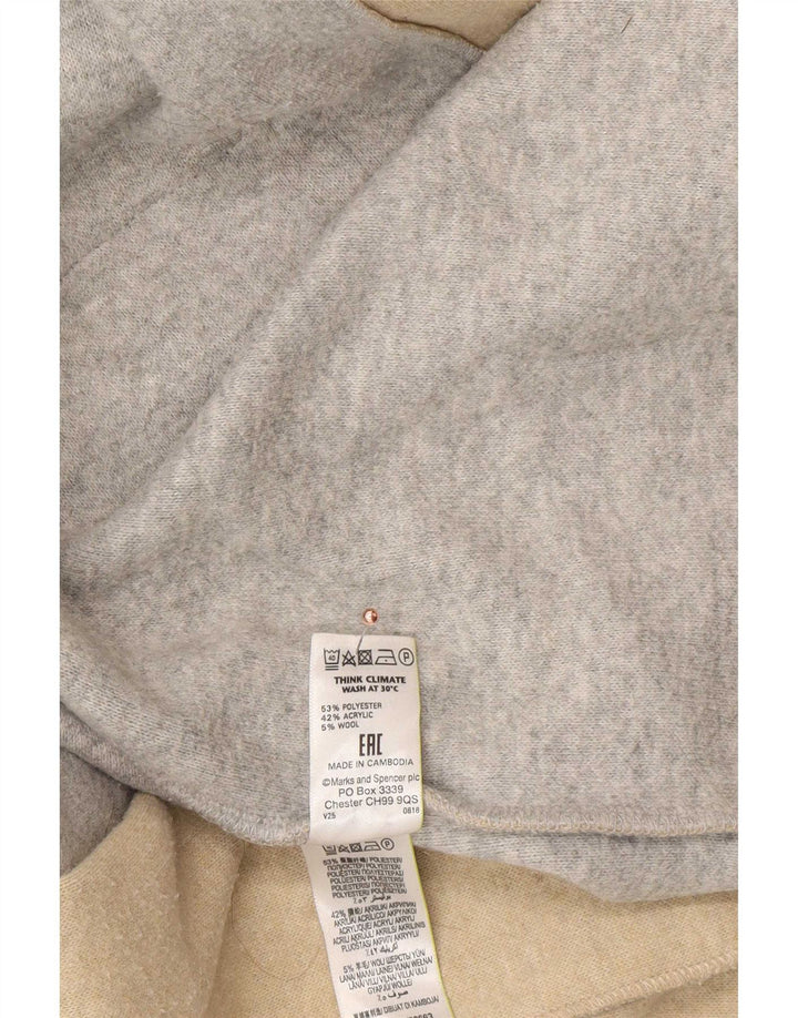 Marks & Spencer ženski otvoreni kaput UK 14 srednje sivi poliester
