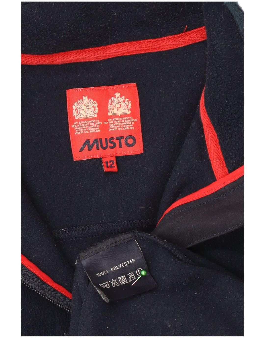 Musto ženska jakna od flisa UK 12 srednje tamnoplavi poliester