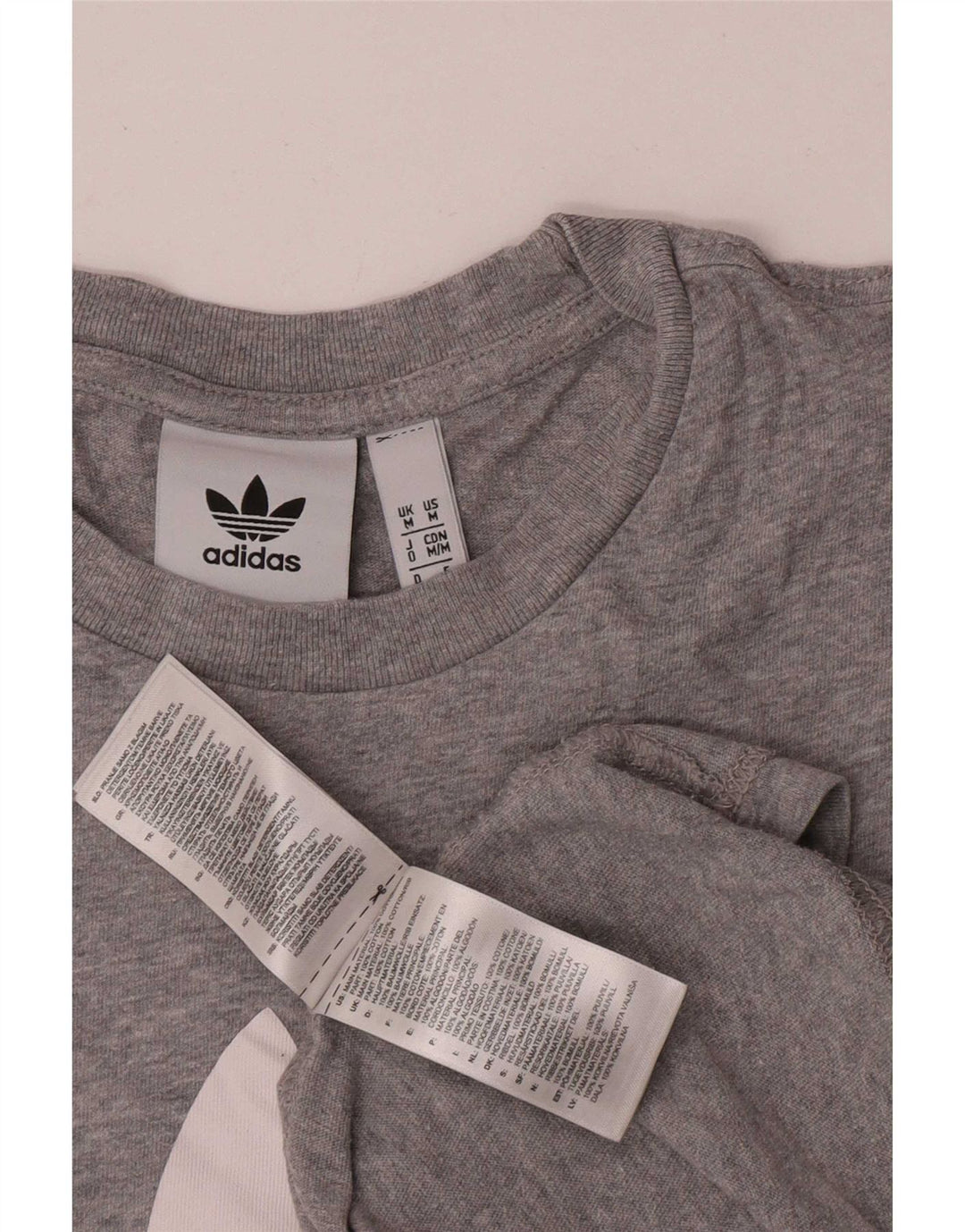 Adidas muška majica s grafičkim motivima, srednje sivi pamuk