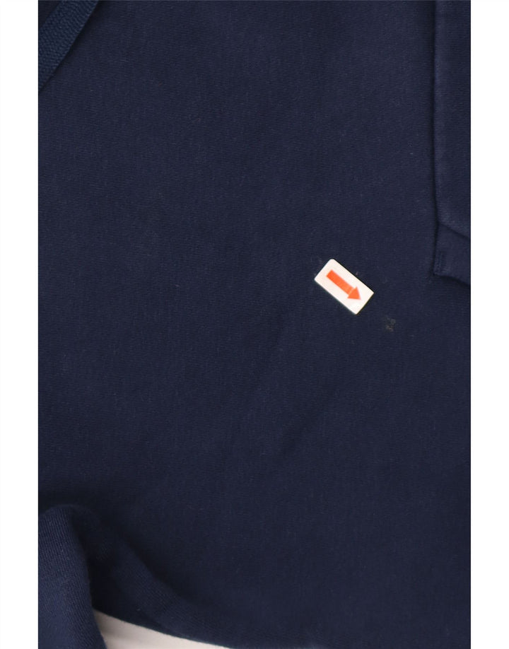 ADIDAS muški džemper s kapuljačom mali tamnoplavi pamuk