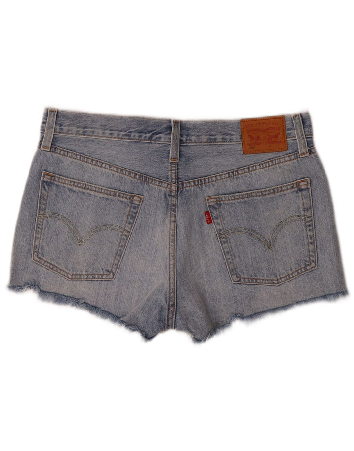 Levi's ženske 501 kratke traper kratke hlače W31 srednje plavi pamuk