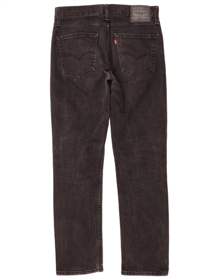 Levi's muške 514 ravne traperice W31 L32 crni pamuk