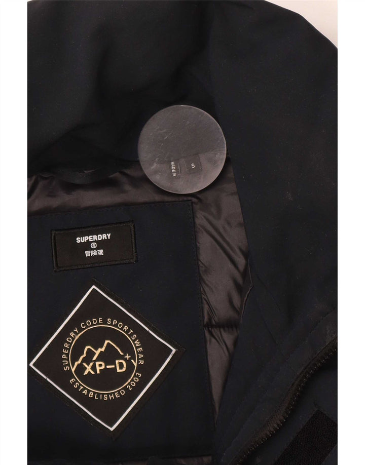 Superdry muška vjetrovka kaput UK 36 mala tamnoplava