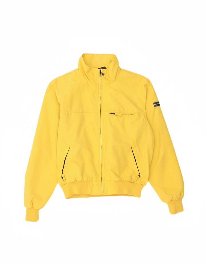 CANADIENS Mens Bomber Jacket UK 36 Small Yellow