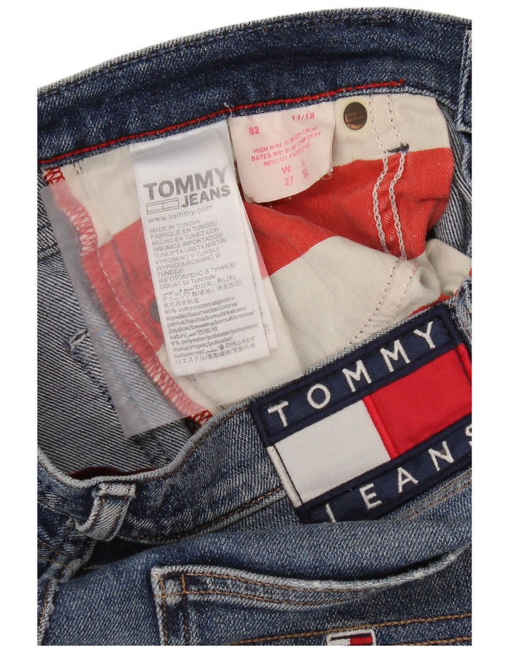 Tommy Hilfiger ženske skraćene traperice visokog struka W27 L27 plave