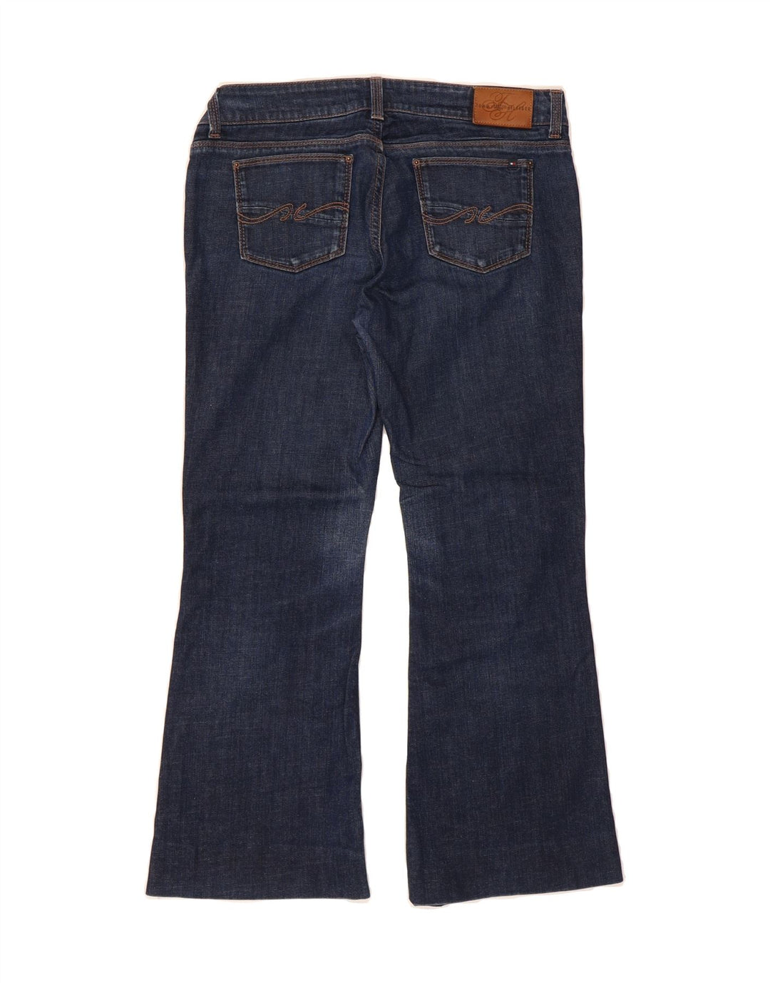 TOMMY HILFIGER Womens Bootcut Jeans W29 L25 Navy Blue Cotton Vintage Tommy Hilfiger and Second-Hand Tommy Hilfiger from Messina Hembry 