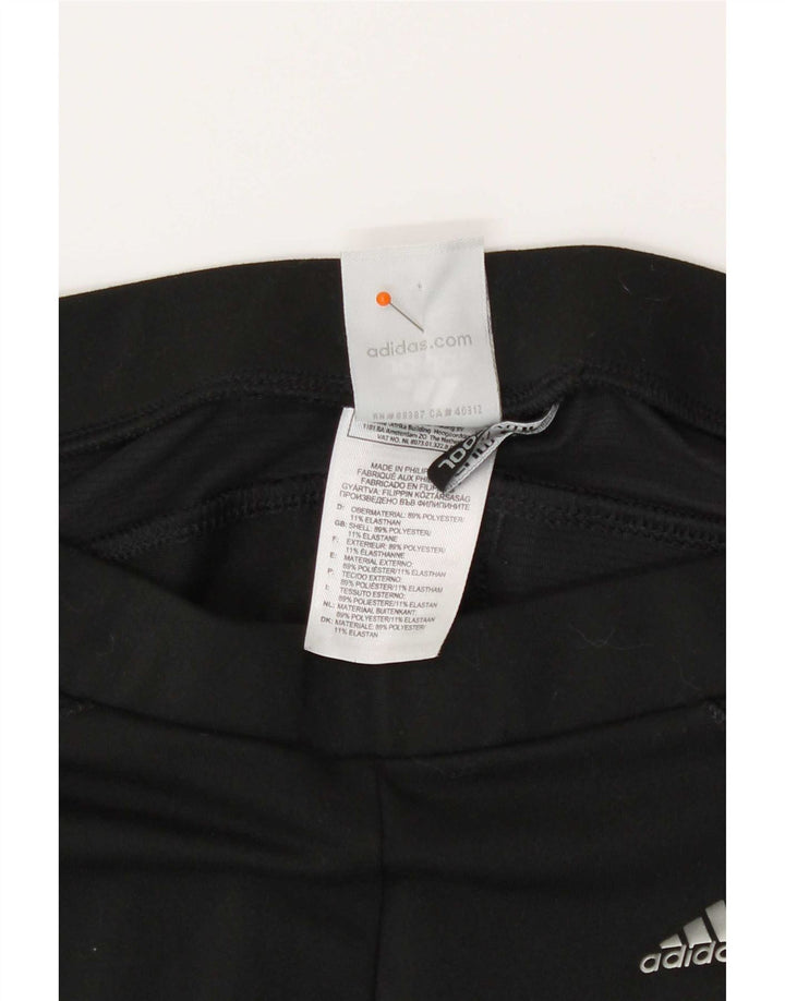 Adidas ženske Climacool Capri tajice UK 12 Srednji crni poliester