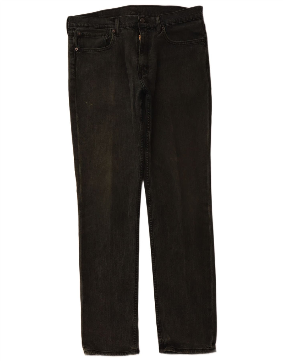 LEVI'S muške ravne traperice W36 L34 Zeleni pamuk