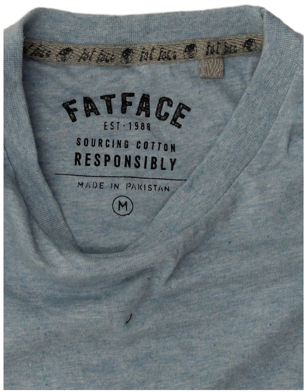 Fat Face muška majica kratkih rukava Srednje plavi pamuk