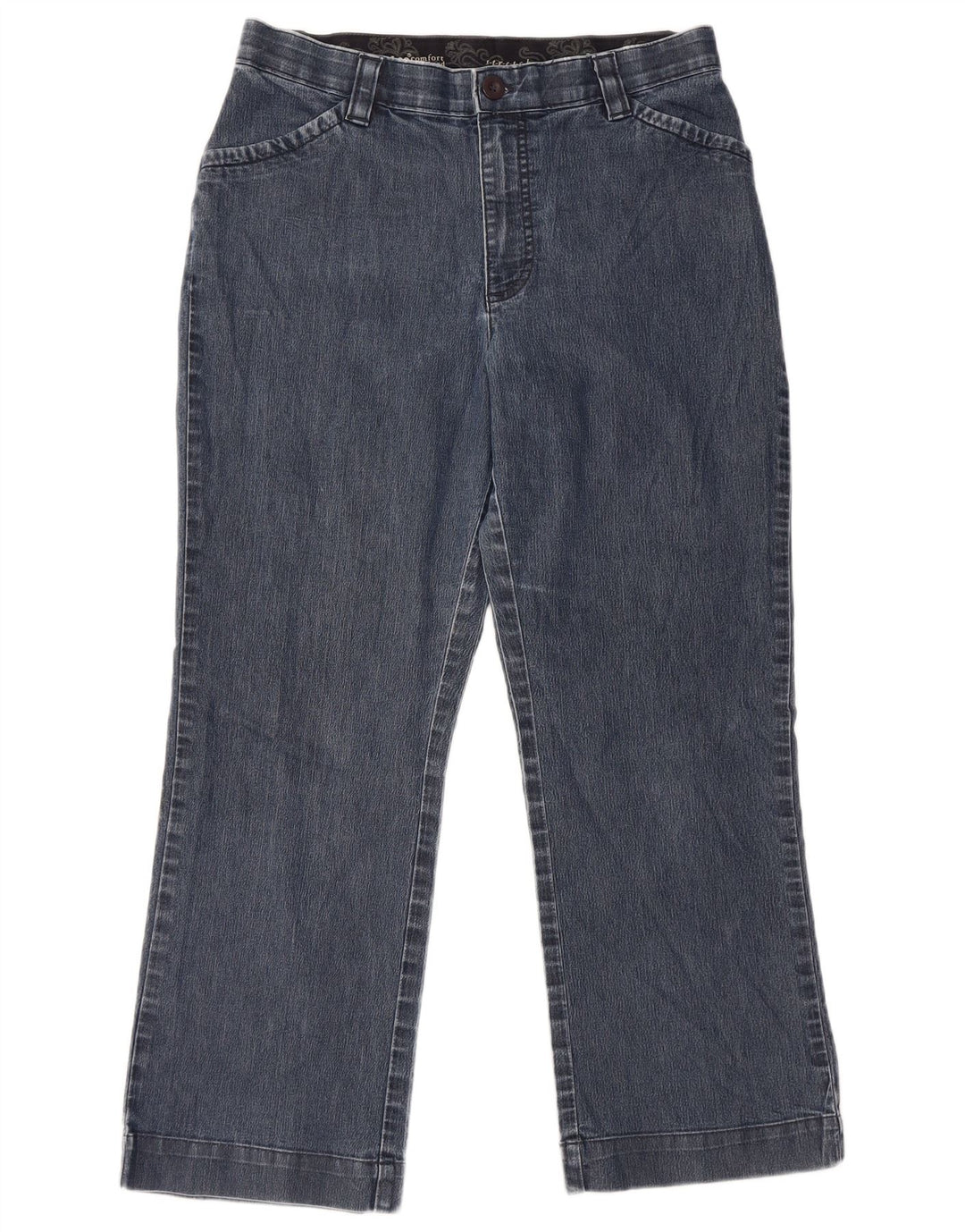 LEE Ženske Greensboro udobne ravne traperice W32 L26 plavi pamuk