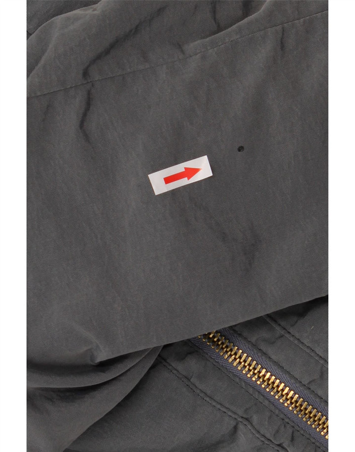 Calvin Klein Jeans muška bomber jakna s kapuljačom UK 44 2XL sivi poliester