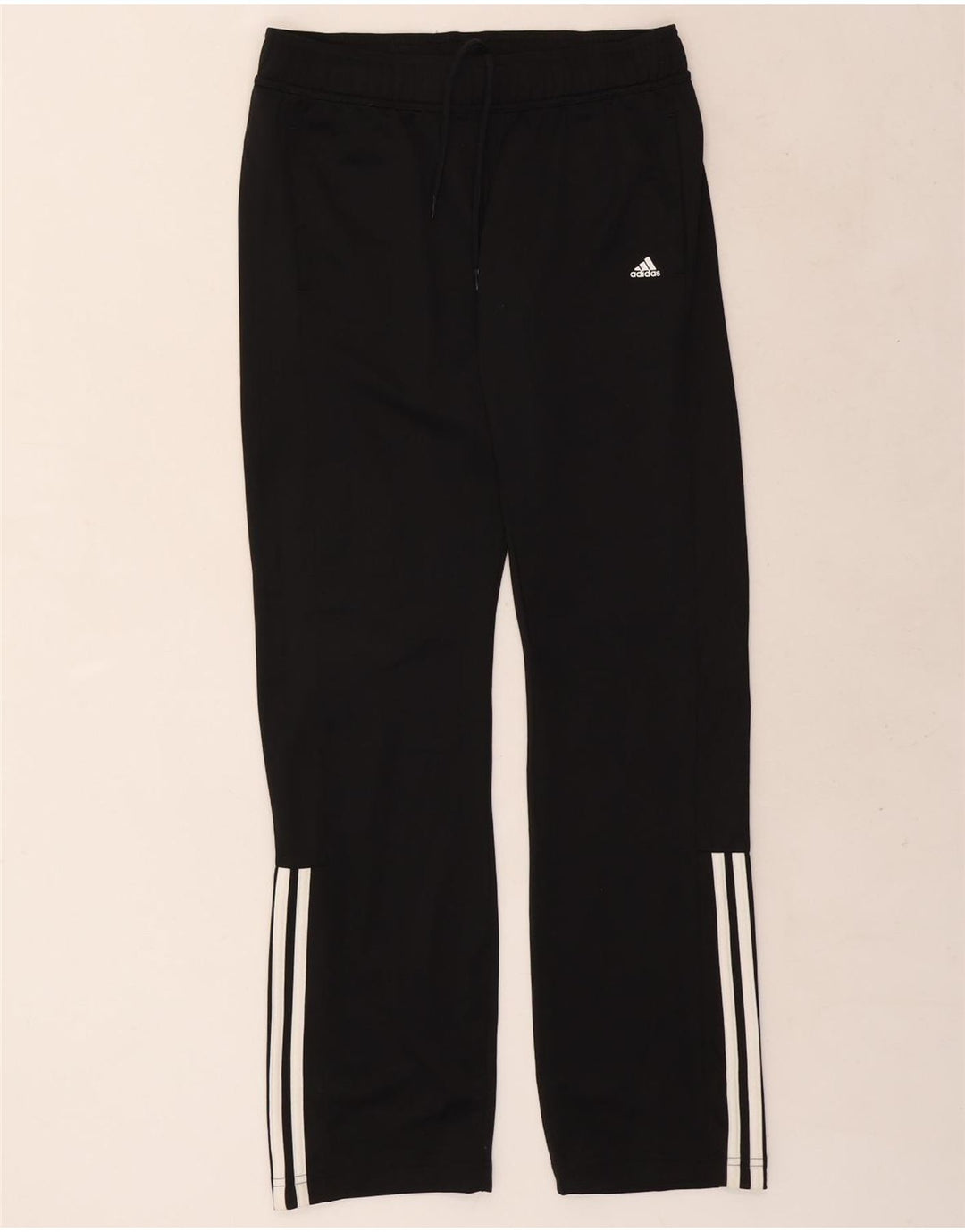 Adidas ženske hlače za trenirku UK 8/10 male crne poliesterske