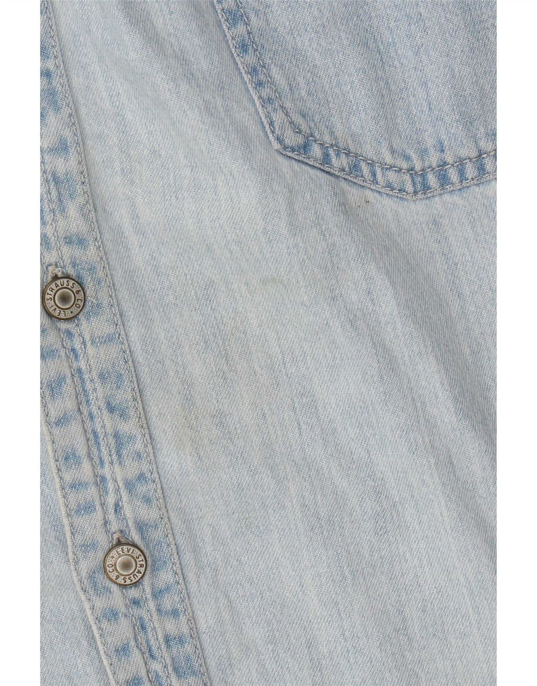 Levi's muška traper košulja XL plavi pamuk