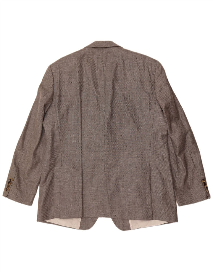 Hugo Boss muška jakna sa 2 gumba UK 44 2XL siva svila