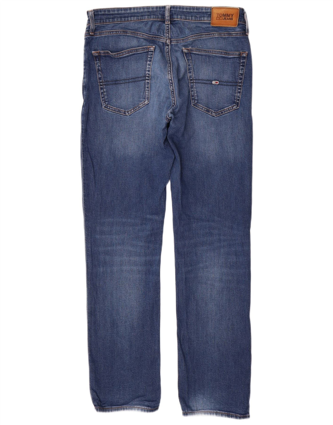 TOMMY HILFIGER Muške uske traperice Scanton W34 L32 Plavi pamuk