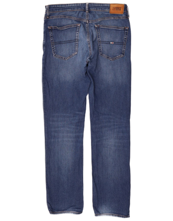 TOMMY HILFIGER Muške uske traperice Scanton W34 L32 Plavi pamuk