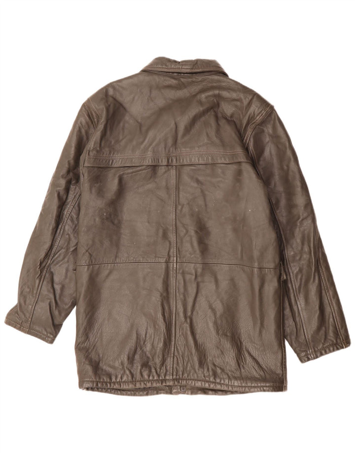 Vintage muška kožna jakna IT 48 srednje smeđe kože