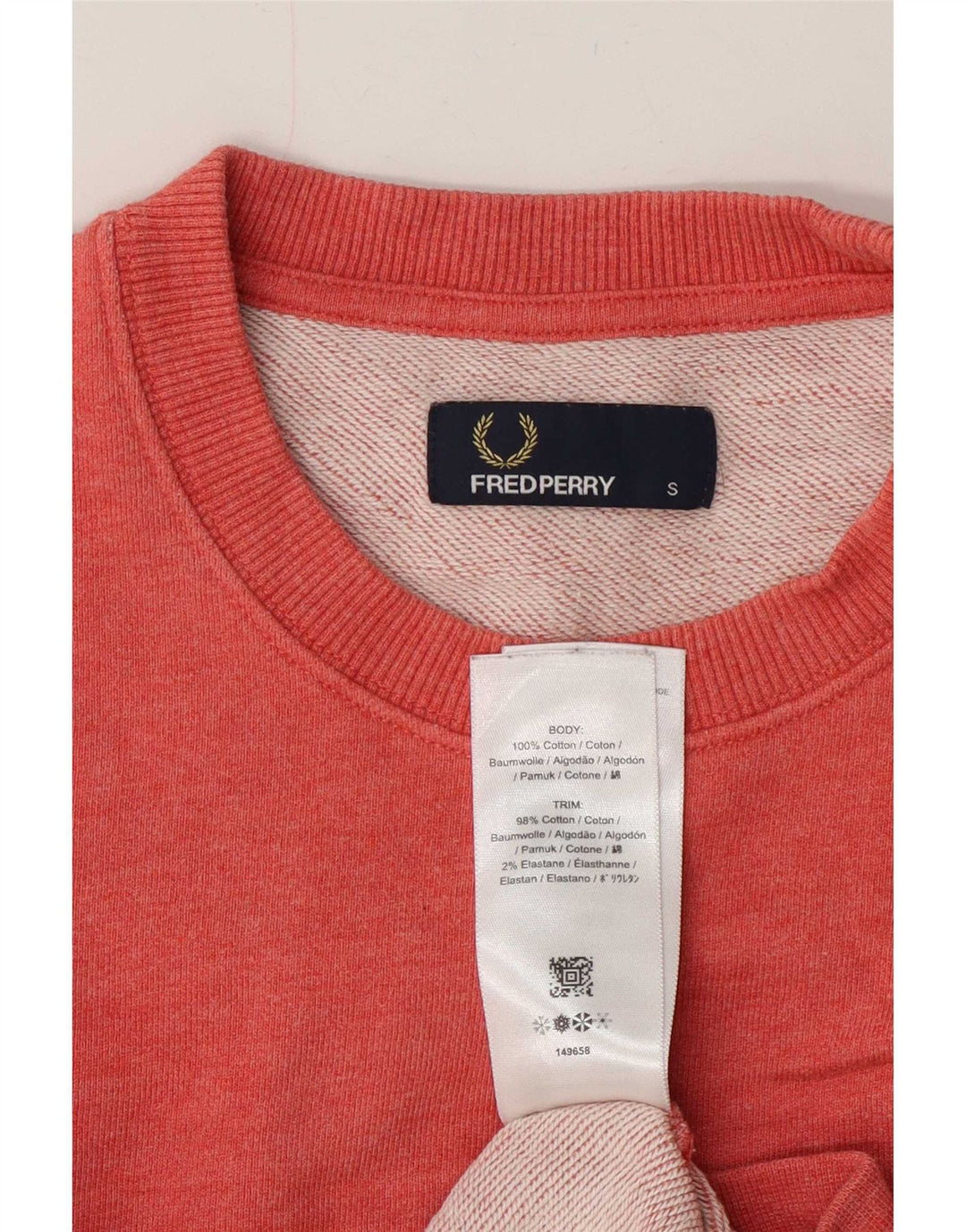 Fred Perry muški džemper s grafičkim motivima, mali crveni pamuk