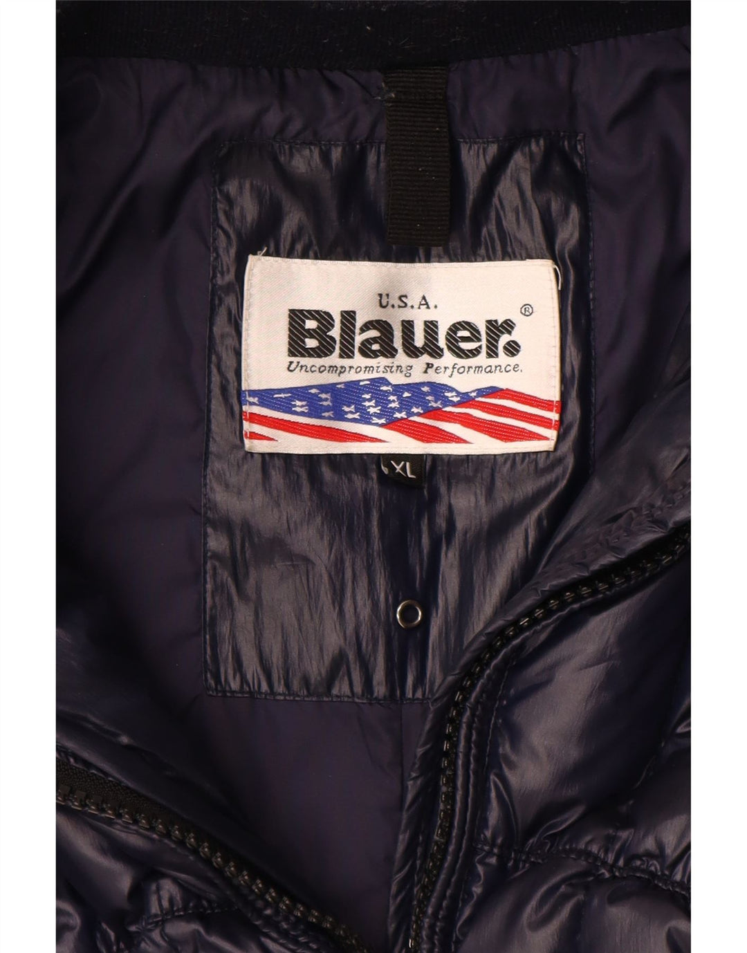 Blauer ženski podstavljeni kaput UK 18 XL tamnoplavi poliester