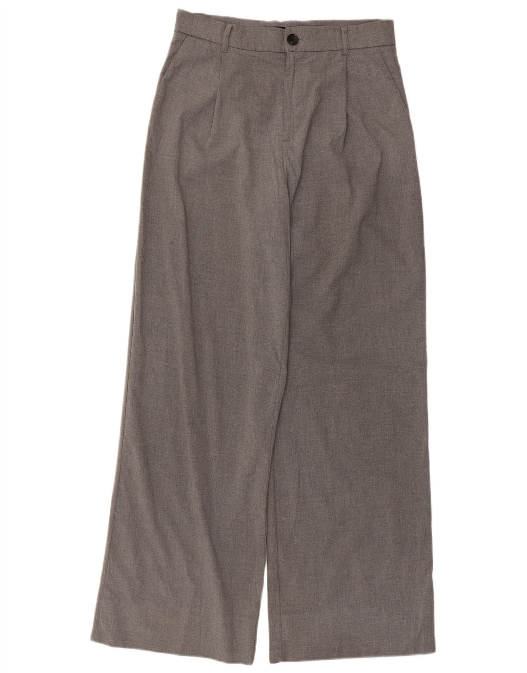 Zara ženske široke chino hlače srednje veličine W30 L30 sive