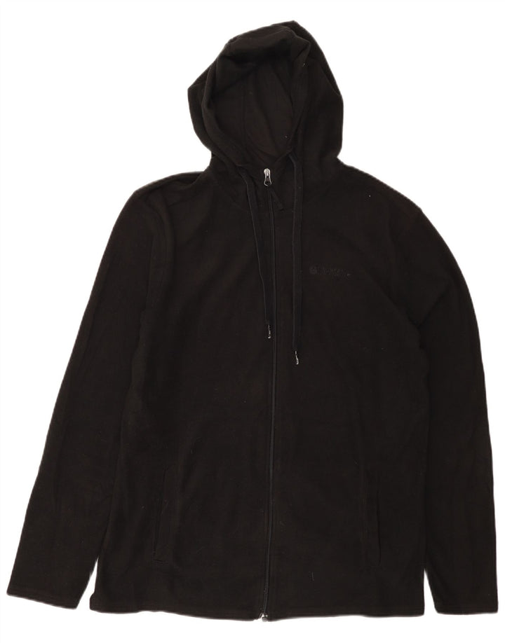 MOUNTAIN WAREHOUSE muška flis jakna s kapuljačom UK 36 mala crna poliester