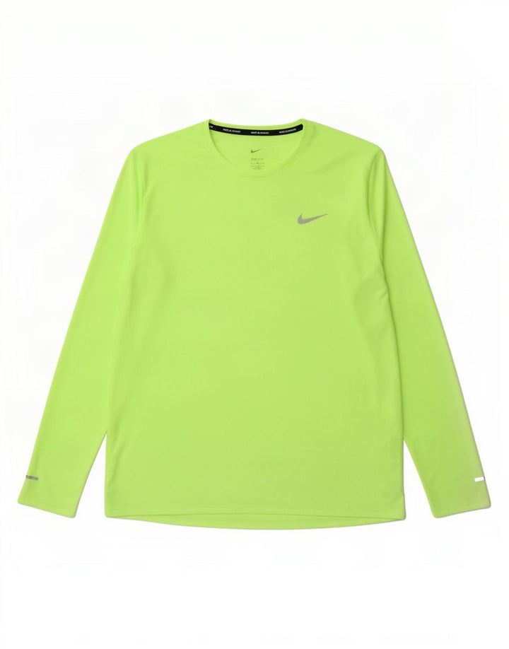 Nike Dri Fit majica dugih rukava XL zeleni poliester