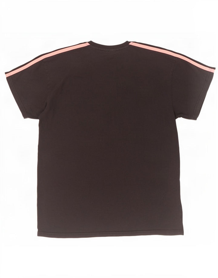 Ellesse ženska velika majica kratkih rukava UK 10 Mali crni pamuk