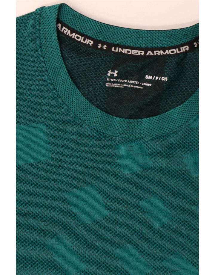 Under Armour muška majica s malim plavim geometrijskim motivom