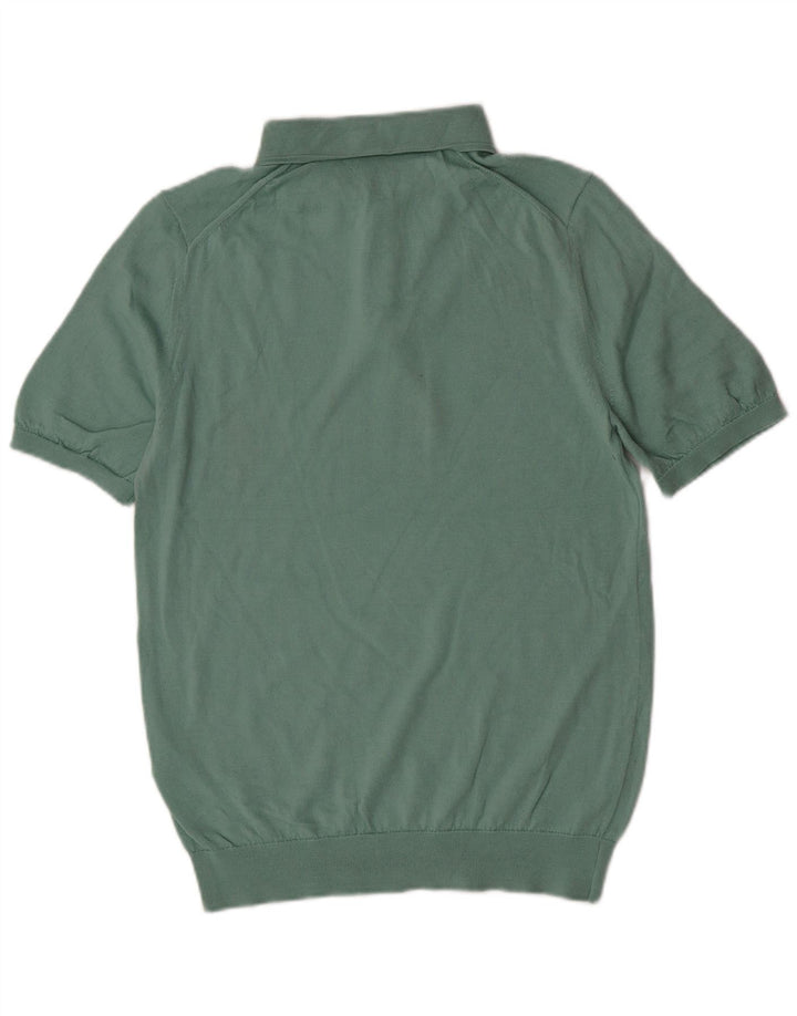 Reiss muška polo majica srednje zelene vune