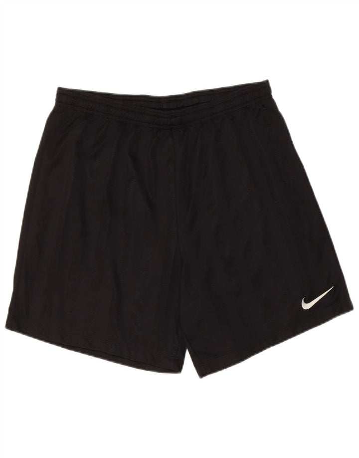 Nike muške sportske kratke hlače srednje crne pruge od poliestera
