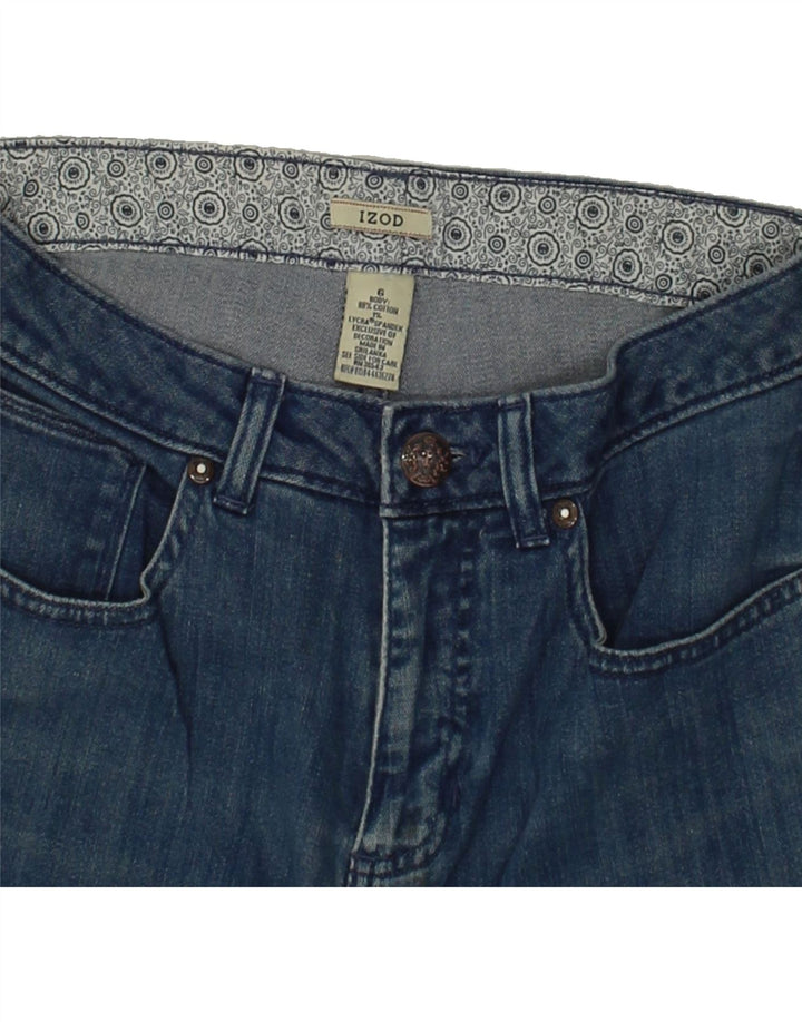 IZOD Womens Capri Jeans US 8 Medium W28 L20 Blue Cotton Vintage Izod and Second-Hand Izod from Messina Hembry 